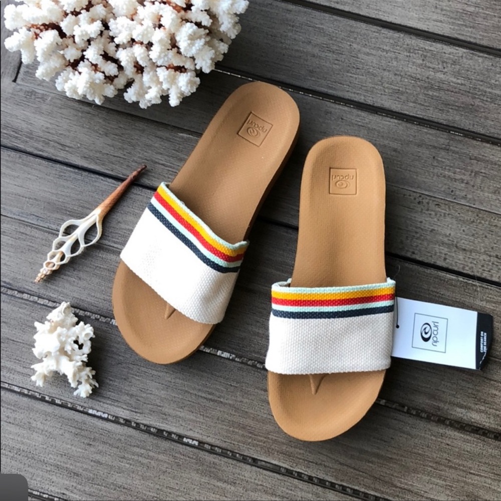 🔆RIP CURL🔆SLIDE SLIP ON’S POOL BEACH SANDALS - Picture 5 of 7